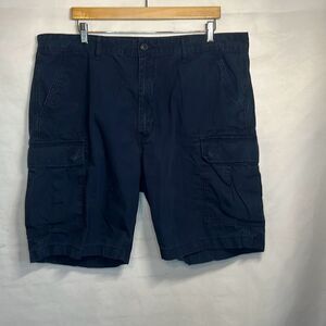 Levi’s Strauss & co Two Horse Brand Navy Blue Cargo Shorts size 40 100% Cotton
